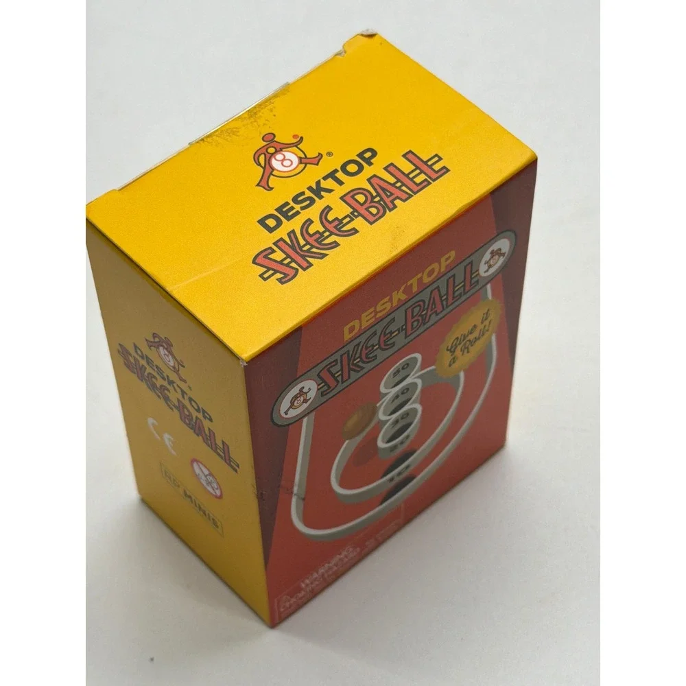 RP MINIS Desktop Skee Ball Game Fun‎ Desk Toy Choking Hazard Warning